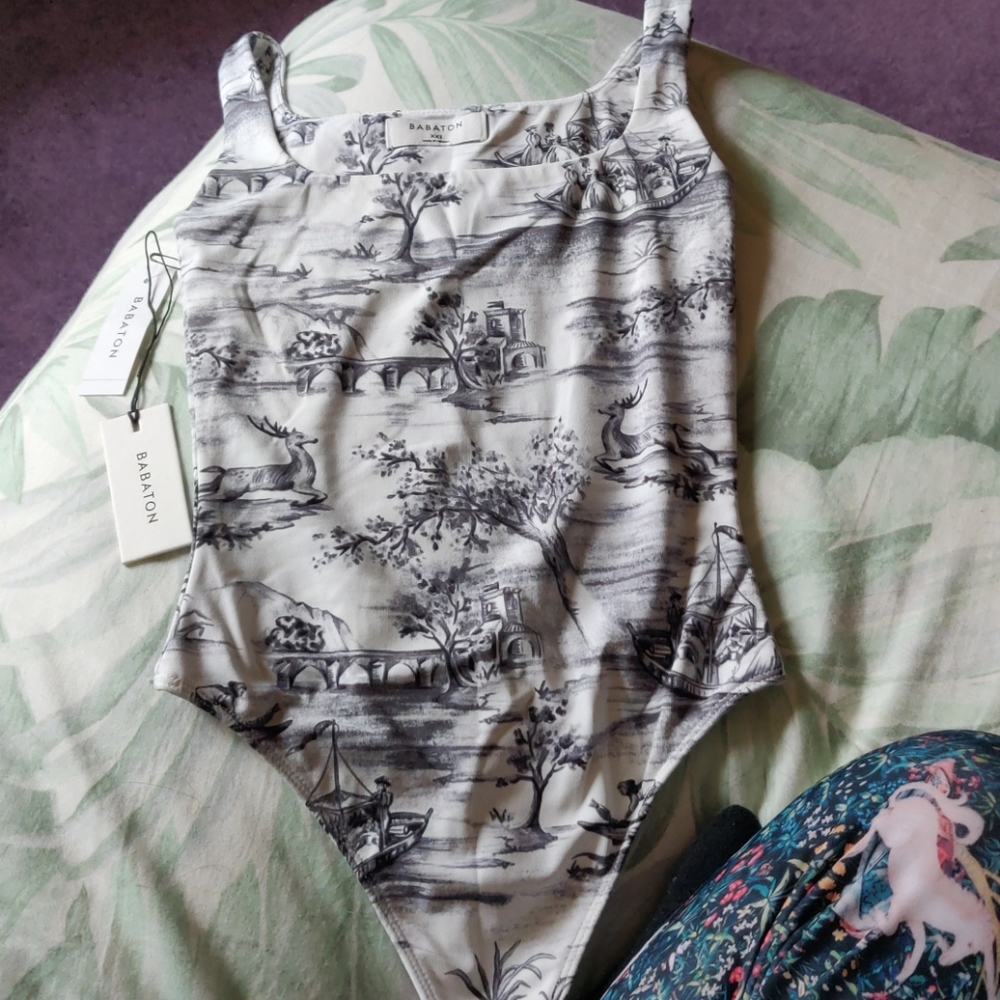 Printed bodysuit